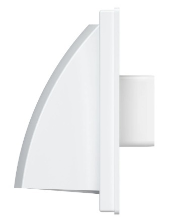 Выход стенной ERA 1515К511ФВ на сечение 110х55 мм пластиковый