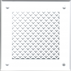 Решётка 210 250 белая, мелкий цветок