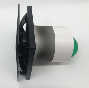 Вентилятор накладной Helios MiniVent M1/100 F Black Matte (таймер, датчик влажности) d100