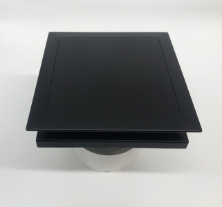 Вентилятор накладной Helios MiniVent M1/100 F Black Matte (таймер, датчик влажности) d100